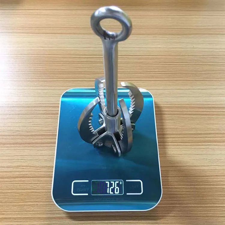 Stainless steel rock climbing hook climbing grappling hook