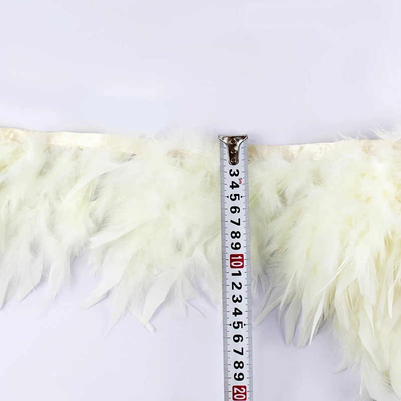 Multicolor Turkey Feathers Fringe Trim Fashion Dress Sewing Crafts