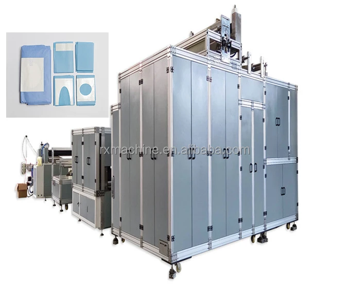 Rontech Fully Automatic disposable adjustable nonwoven  surgical SPA use bed cover with rubber band machine