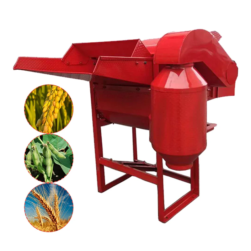 Factory direct Corn Peanuts rice Automatic Wheat Bean Harvester Soybean Small Threshing Machine