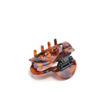 New design peach heart hollow elegant simple customizable acetate hair claw shark claw claw clip