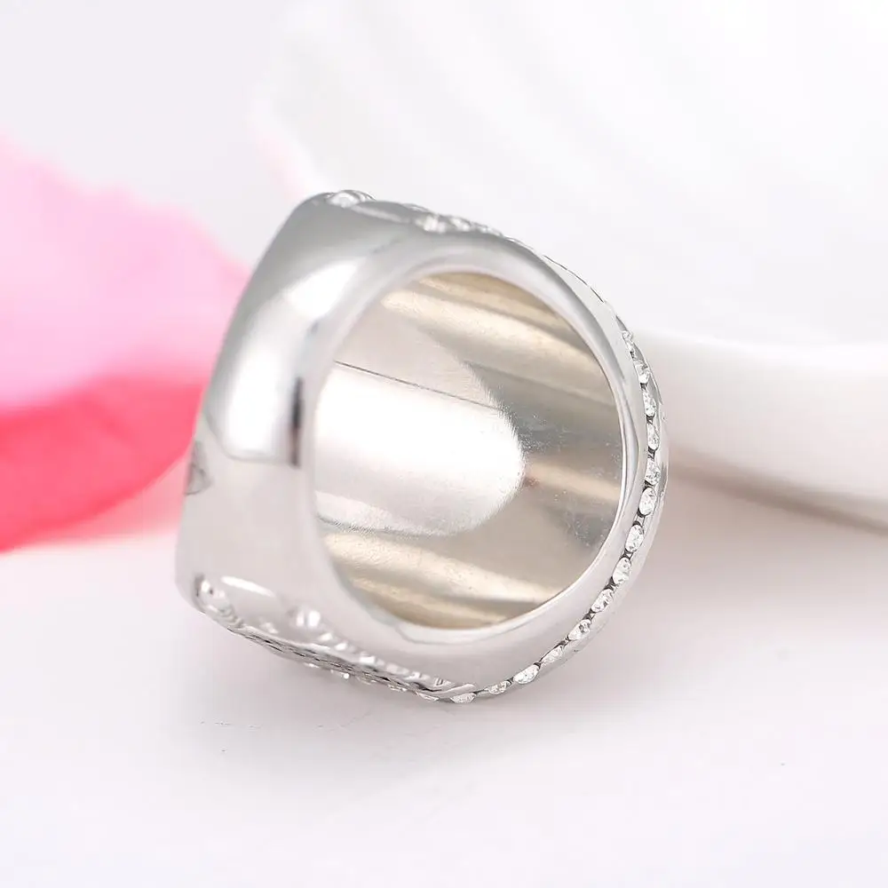 
2016 Basketball Championship Ring 20th Anniversary Jewelry Zircon Alloy Sport Ring no rust tarnish for men and women fans gift 