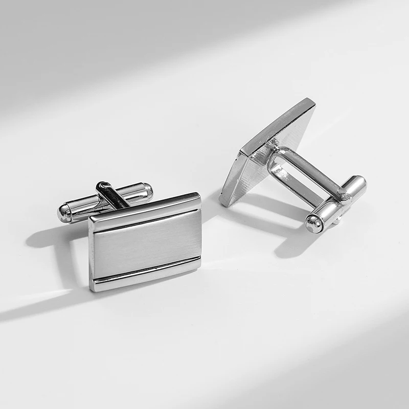 Ready to Ship Daili Wholesale Custom Fashion Men DIY Brass Design Enamel Cufflinks for Men Cuff Links Luxury Suit Shirt Cufflink