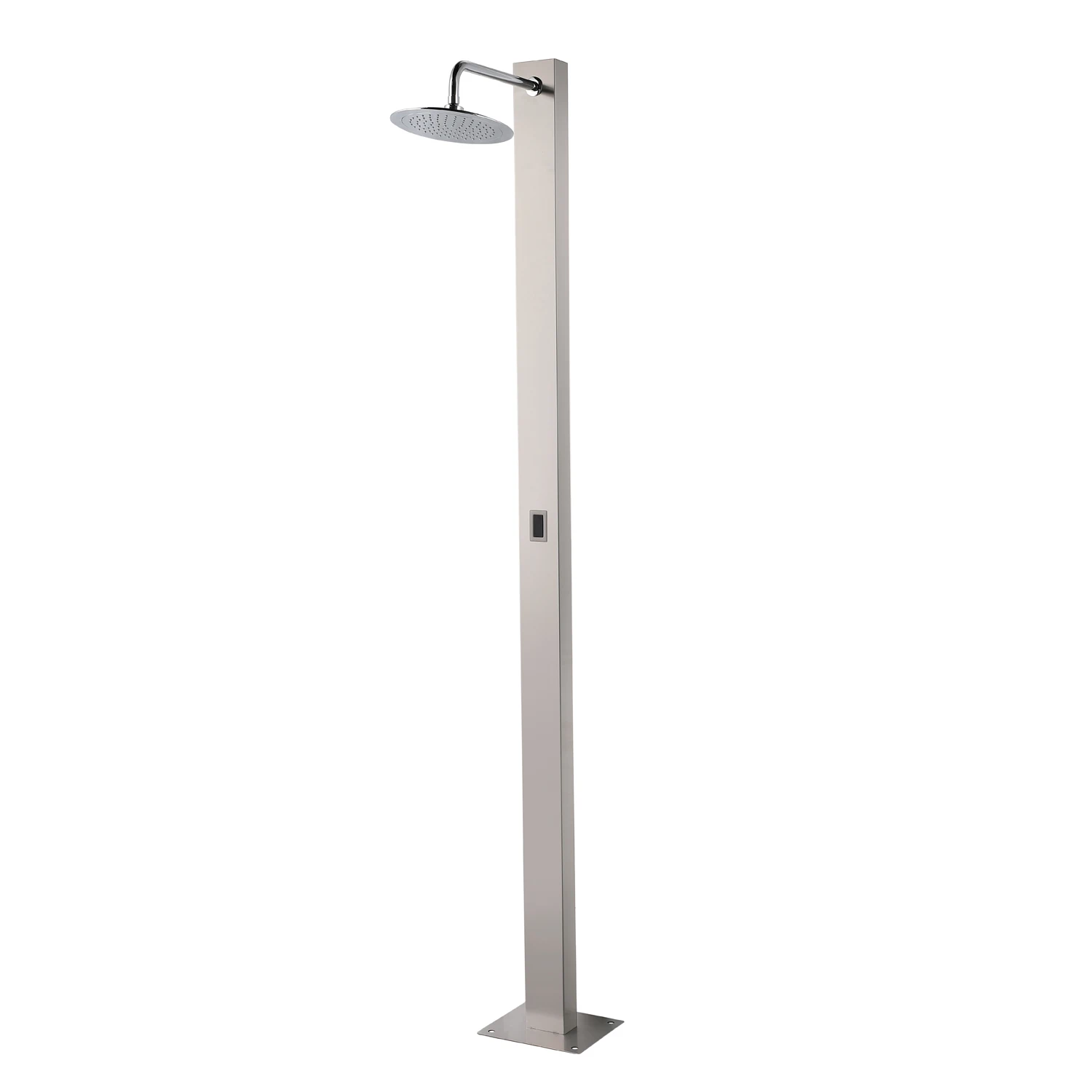Vaguel Wholesale Pool Outdoor Shower Panel Price Brushed Stainless Steel Floor Stand Pool Shower Garden Shower
