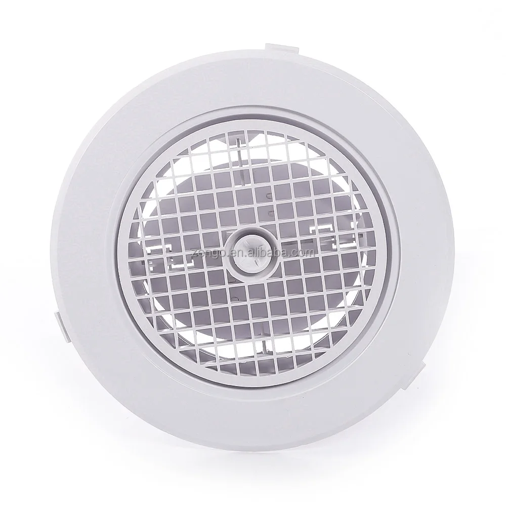 Hvac systems parts factory price  white plastic Eggcrate Round Diffuser for australian ventilation AC Ducting