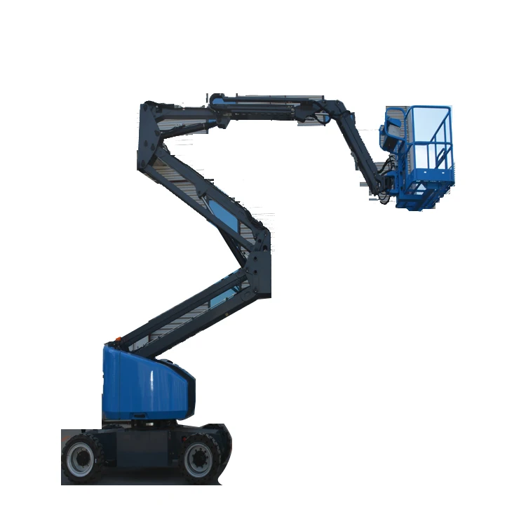 Mini Small Telehandler 200kg  boom Forklift 26m Lifting Height Diesel Forklift Truck