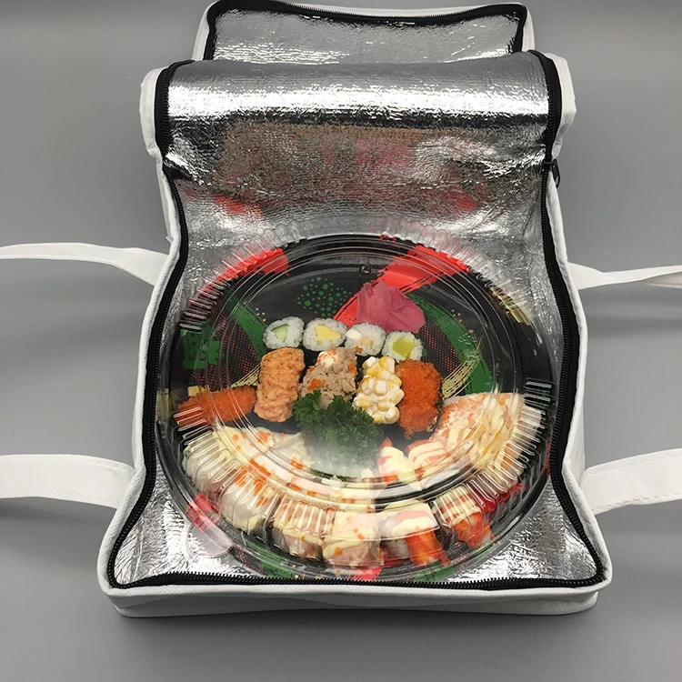 Высококачественная одноразовая теплоизоляционная сумка из алюминиевой фольги, портативная еда