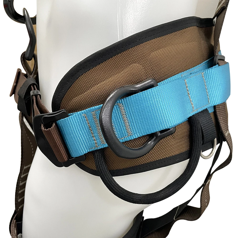 Customizable 5 D ring Retractable Rock Climbing Safety Equipment Harness Electrician Construction Full Body Safety Harness Belt