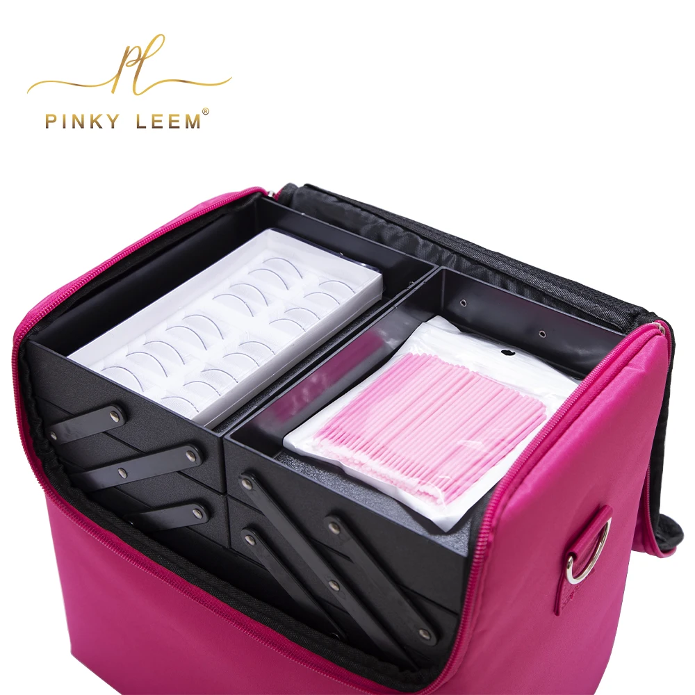 pinky leem wholesale lash practice bag individual training  tool starter box diy professional eyelash extension kit