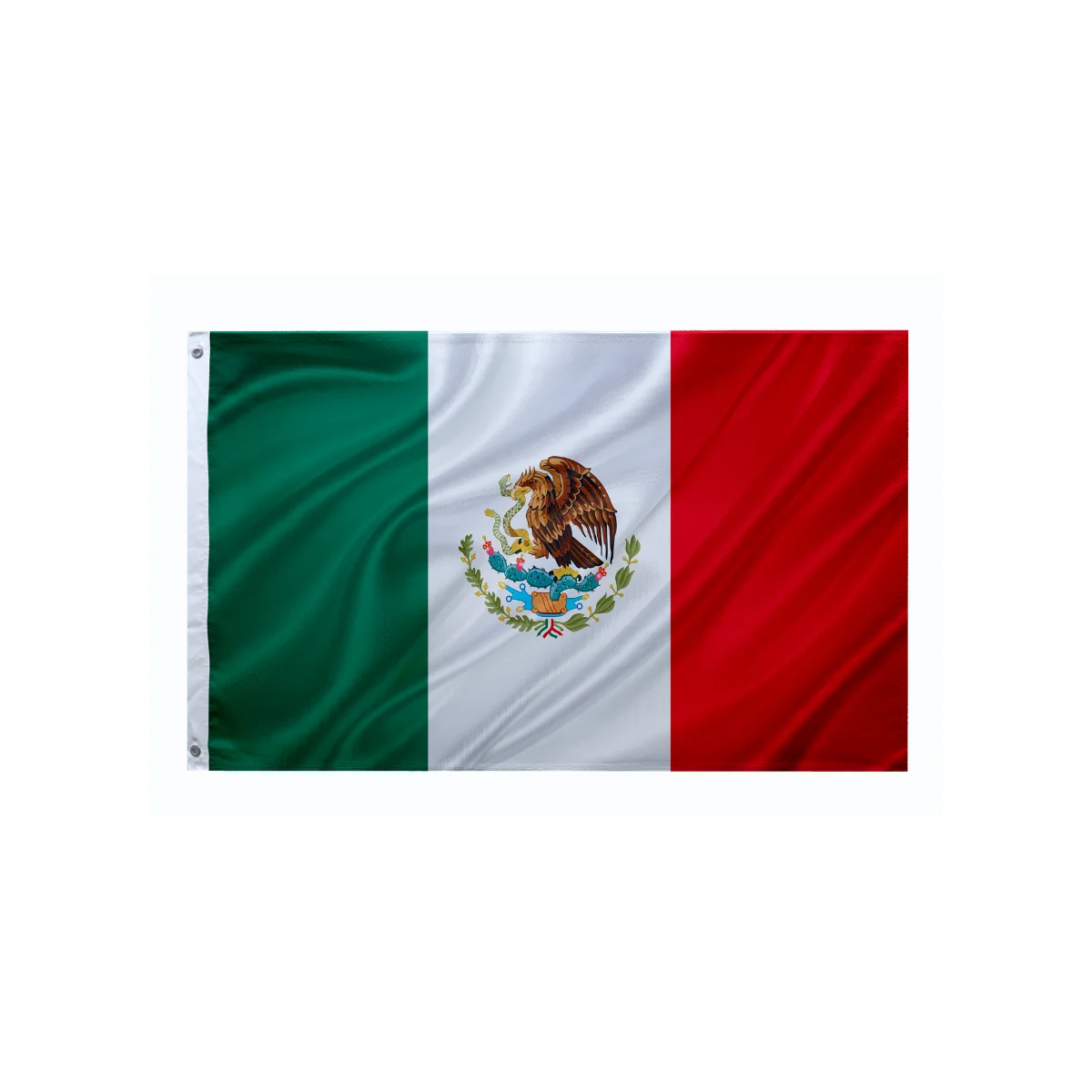 Satin Mexican Flag Printing Mexico Digital Printed Big International Flags