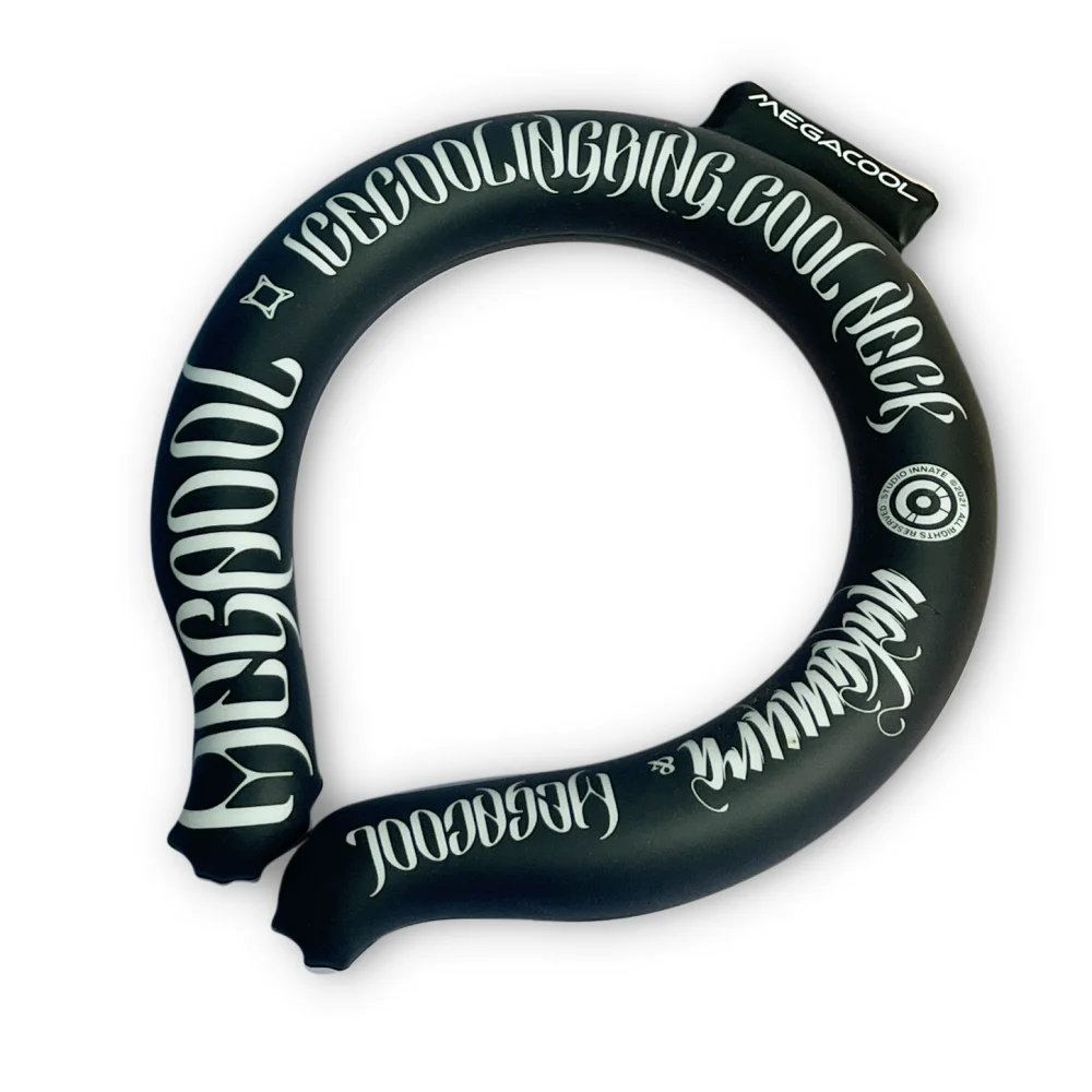 Многоразовый кулер для шеи занятий спортом на открытом воздухе бега езды велосипеде натуральное охлаждение холодное кольцо