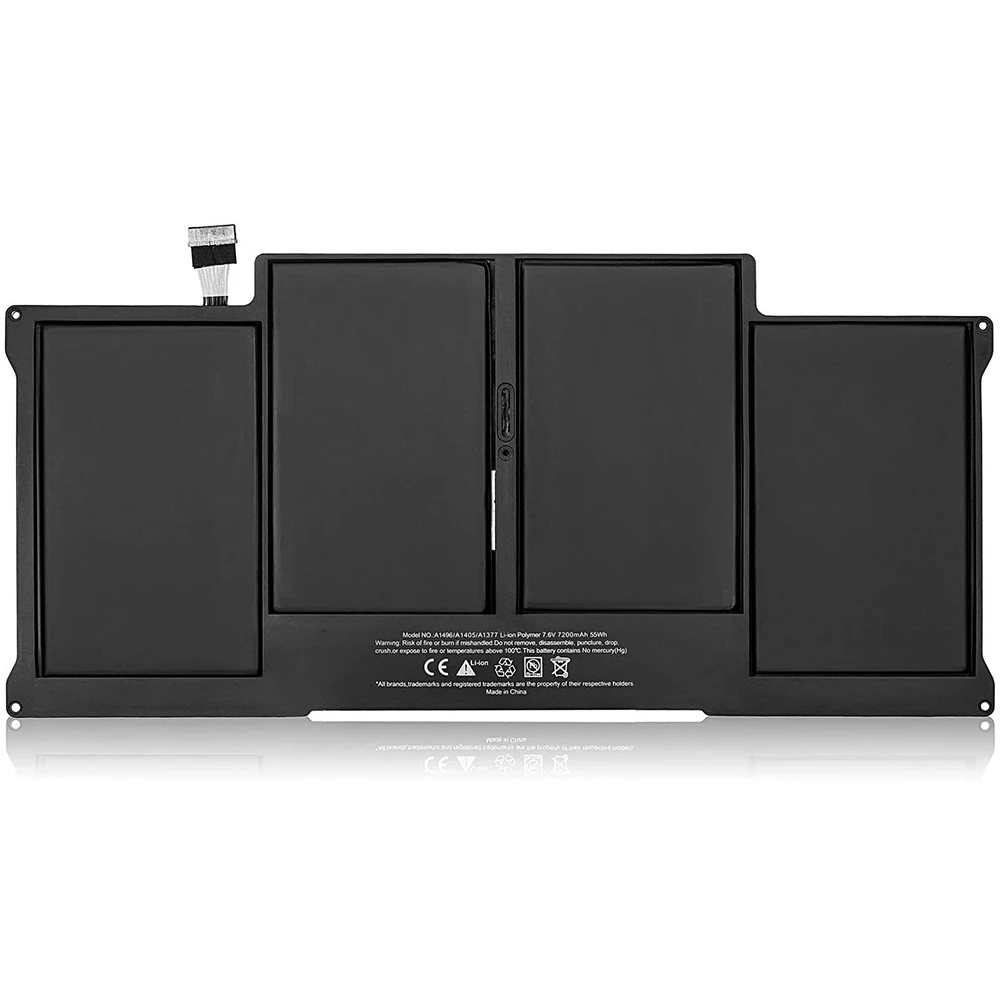 
OEM for macbook air battery A1405 7.6V-7200MAH A1377 A1496 original laptop battery li-ion polymer notebook battery 