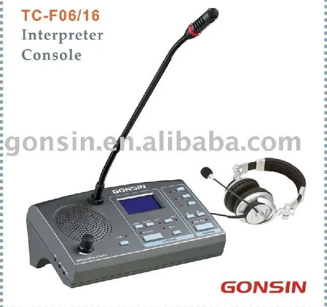 Multi language translation conference IR simultaneous interpretation equipment