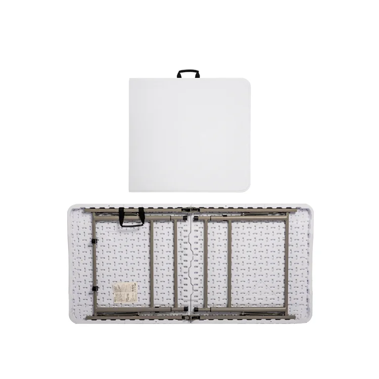 High Quality White Plastic 4FT  Folding Table For Event