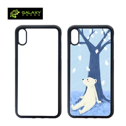 Newest Sublimation 2D TPU phone Case for iPhone XS MAX, DIY Phone Cover