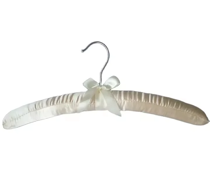Satin Material and Clothes Clothing Type Padded Hanger factory sale Glory Hanger