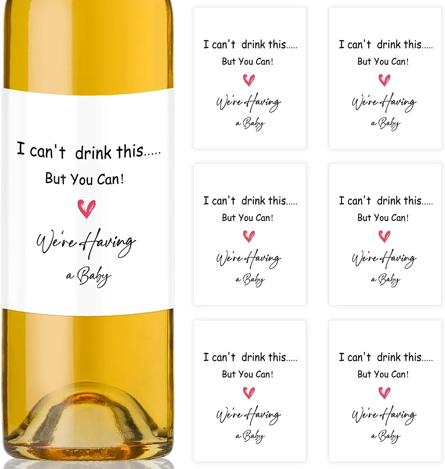 High Quality Custom Self Adhesive Vinyl Beer/Wine Bottle Stickers Labels, Custom Food Container Labels Printing