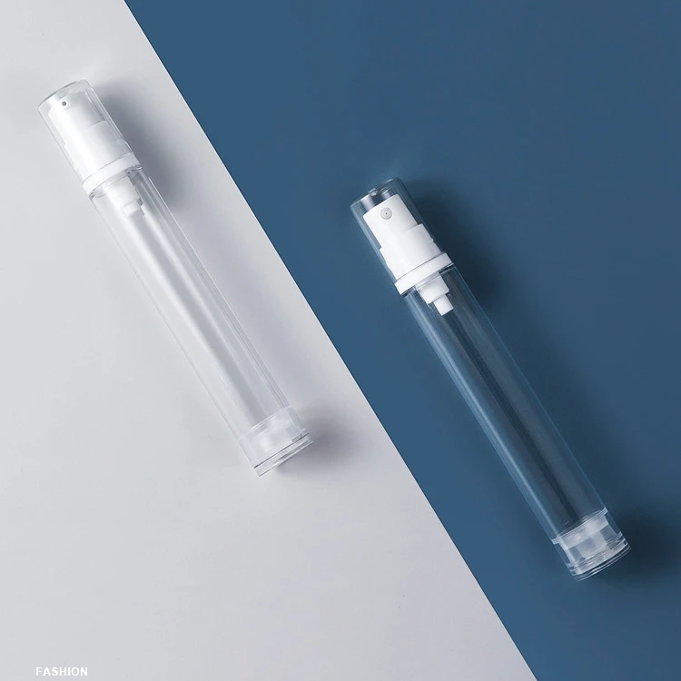 
Wholesale transparent plastic spray airless pump bottle cosmetic airless serum bottle 5ml 10ml 15ml 