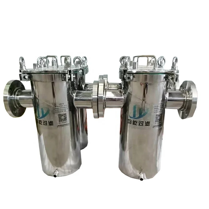 JYL-DN200 High efficiency coarse filtration basket type filter customized for sludge filtration