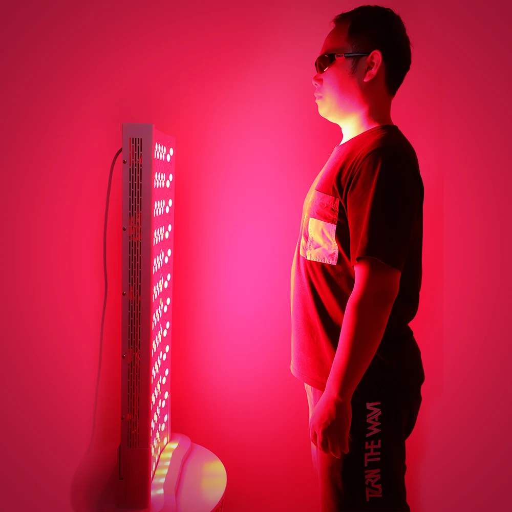 Customizable 630nm 660nm 810nm 830nm 850nm LED Red Light Therapy Panel With Holder Base Stand