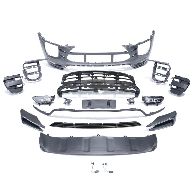 For Porsche Macan 2014-2017 year 95B.1 front bumper Turbo-style bumper facelift bodykit