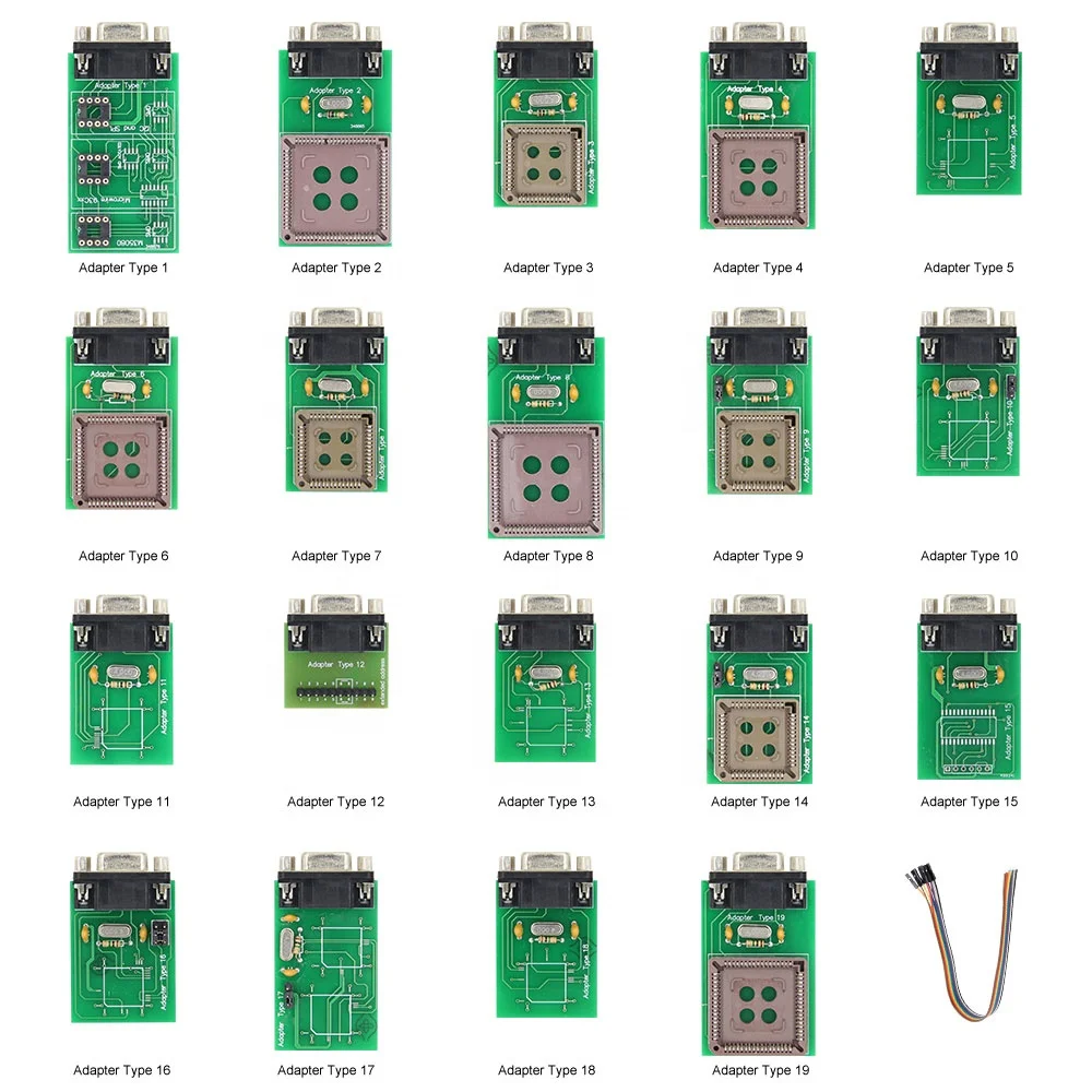Full 19 Adapters For V1.3 UPA USB Programmer