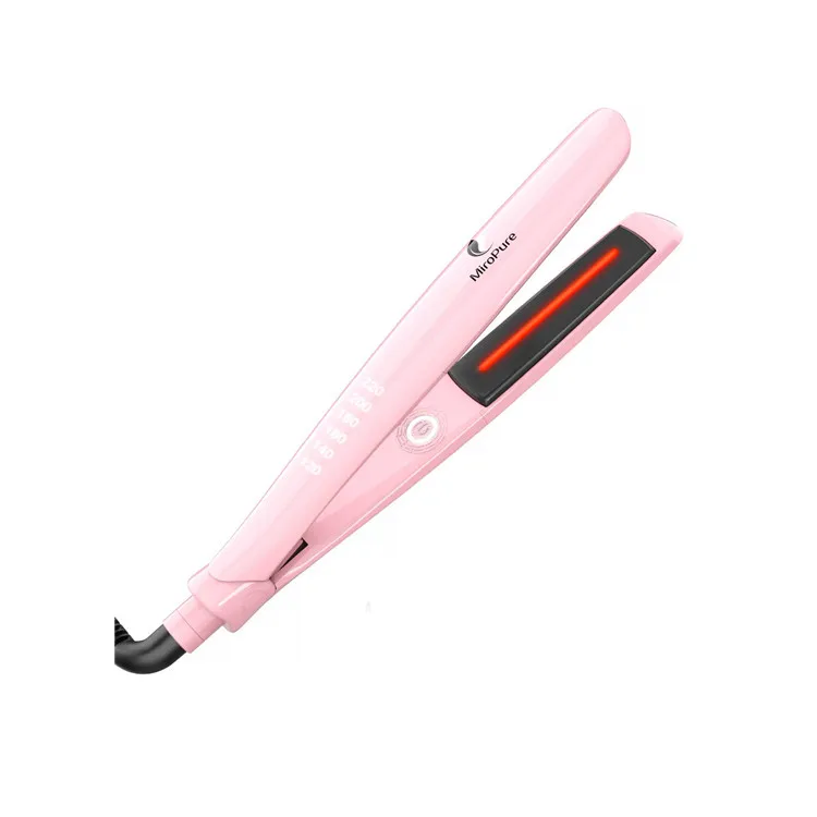 amazing price hair crimper and straightener with heat resistant glove and comb  , flat iron set for thin bleached wavy or curled