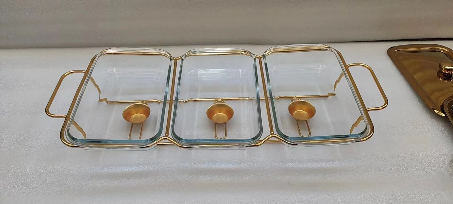 MANQI High Quality Chafing Dish Buffet Set Alcoholic Heater Chafing Dishes Luxury Food Warmers