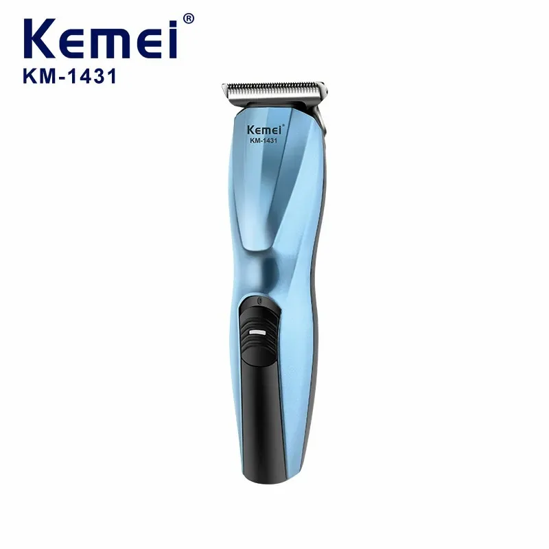 Kemei km-1431 Hot sales Professional Low Noise T Shaped Blade Quiet Motor Hair Clippers And Cordless Hair Trimmers