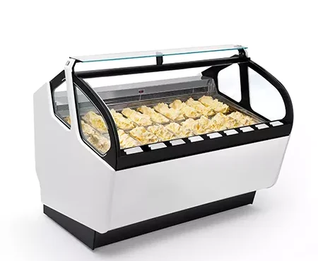 Prosky 24 plates italian ice cream gelato display refrigerator freezer showcase