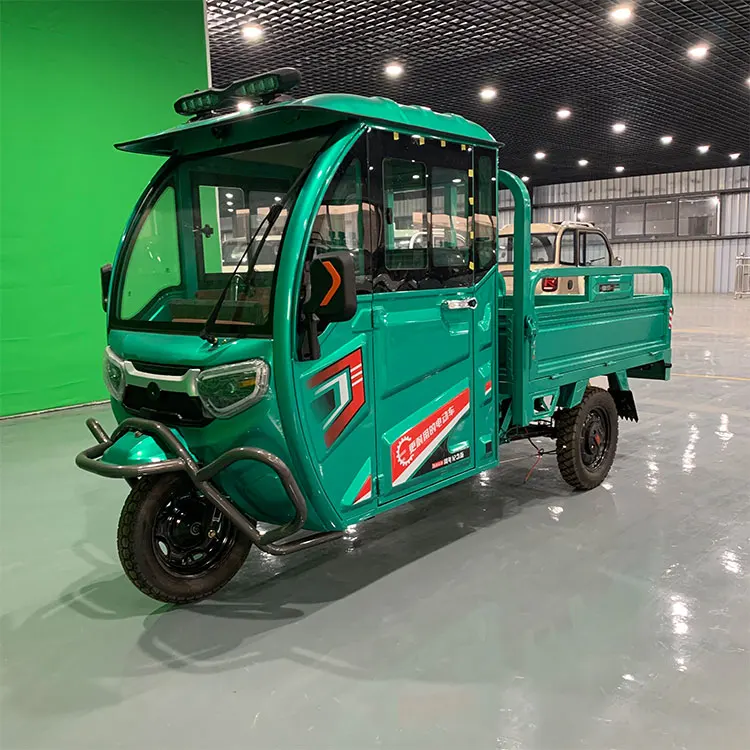 High speed China three-wheeled adult electric freight tricycle motorcycle 1000w