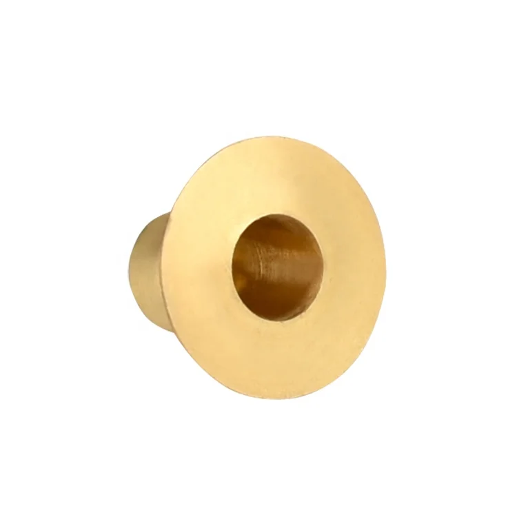 
Customized automatic lathe flanged bearing bronze bushing 