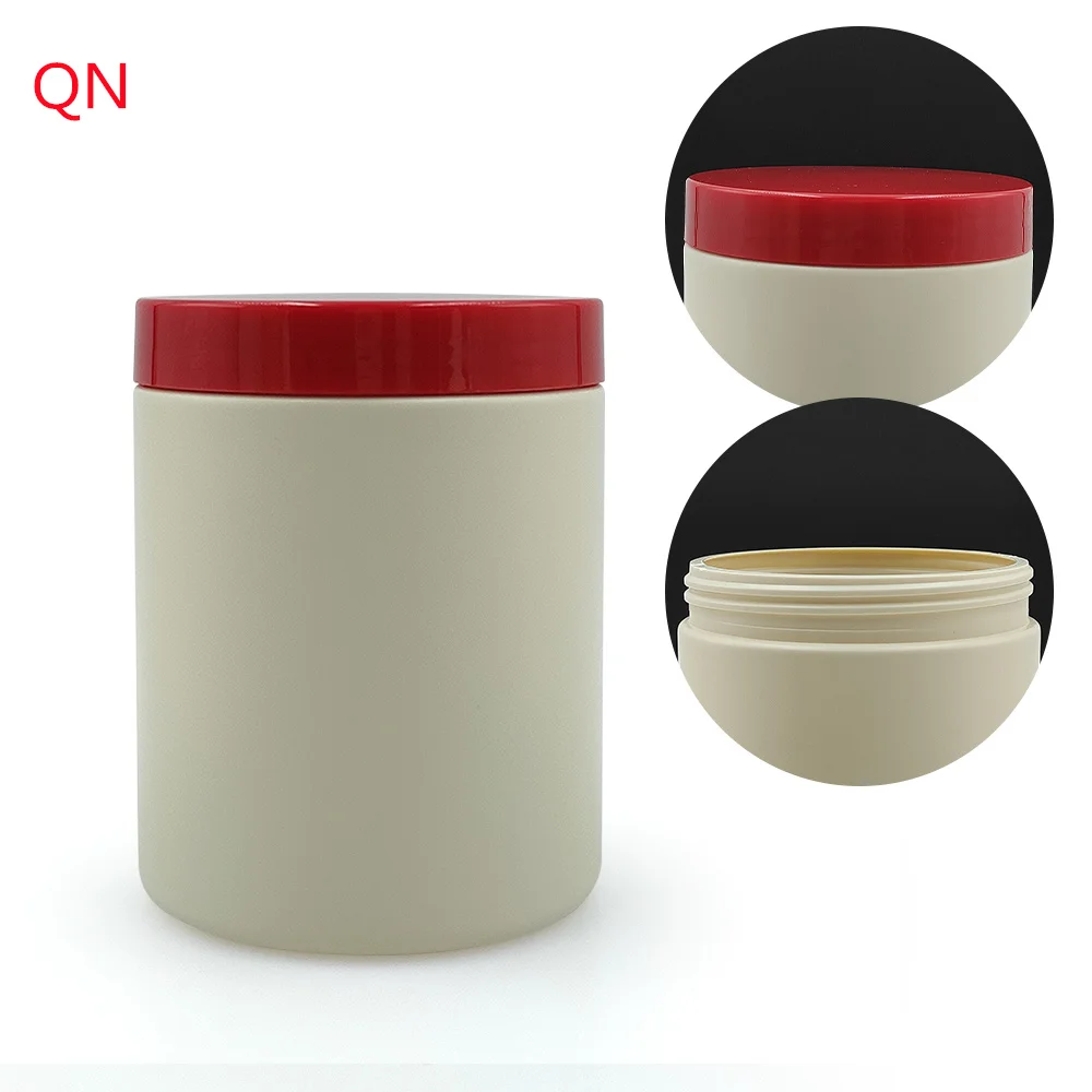 soft touch squeezable 600ml Spa hdpe hair mask gel  plastic containers cosmetic body cream hair product PACKAGING JAR