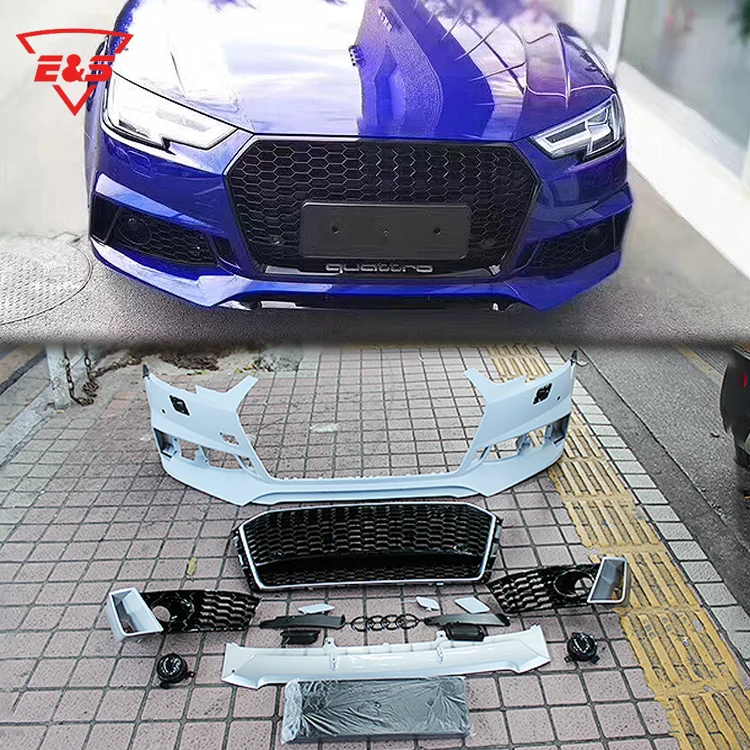 Upgrade car hot Star style body kit for Audi A4  front bumper rear bumper rear diffuser lip