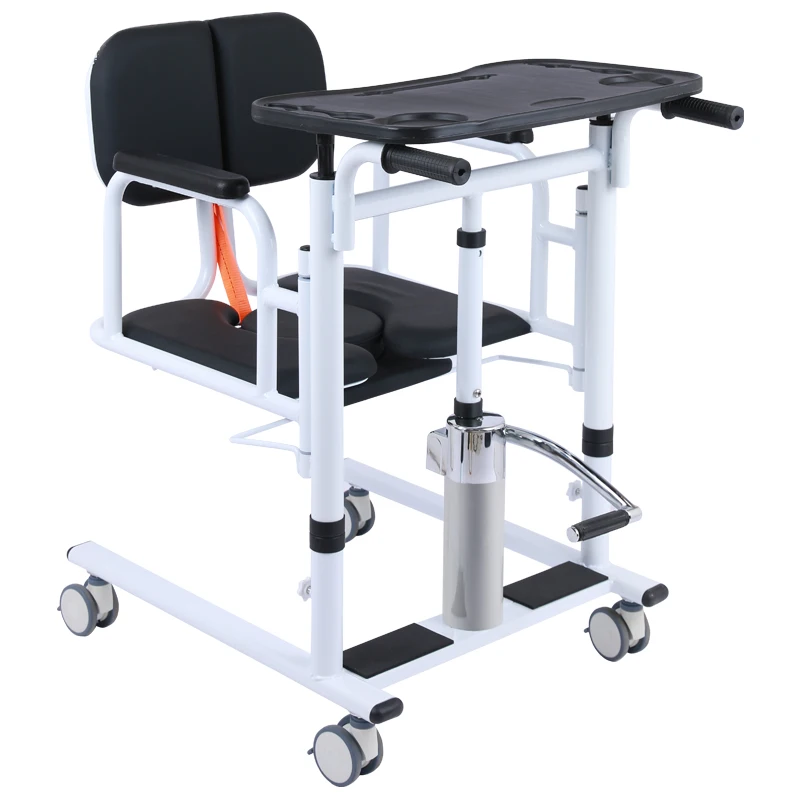 High quality portable mobile lifter with adjustable height moving chairs for the elderly and disabled