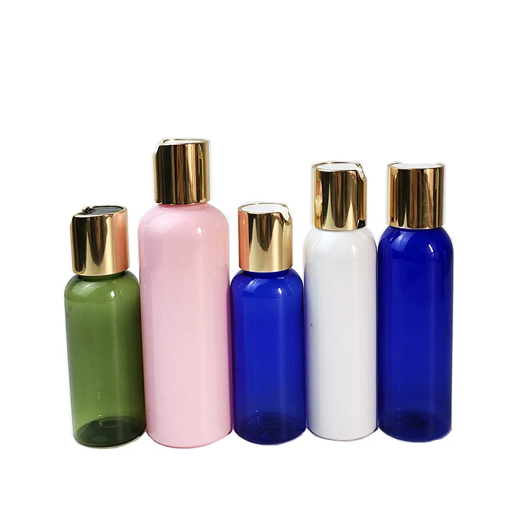Hot Sale Shampoo Bottles Empty 100ml 150ml 250ml 500ml PET Plastic Container with Disc Top Cap Hair Gel Lotion Bottles