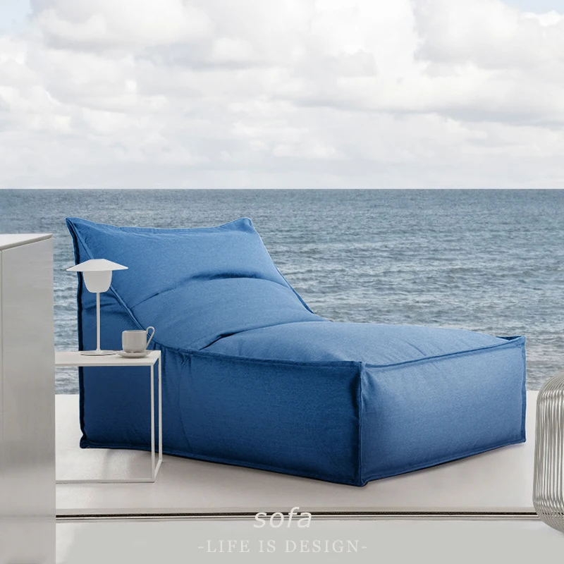 600D PVC Outdoor beach garden multicolor nordic round bean bag logo custom waterproof bean bag cover