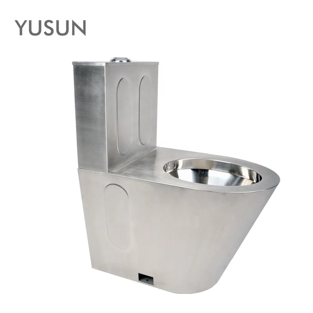 
YUSUN Satin Finished Stainless Steel Toilet Pan For Prison Jail 
