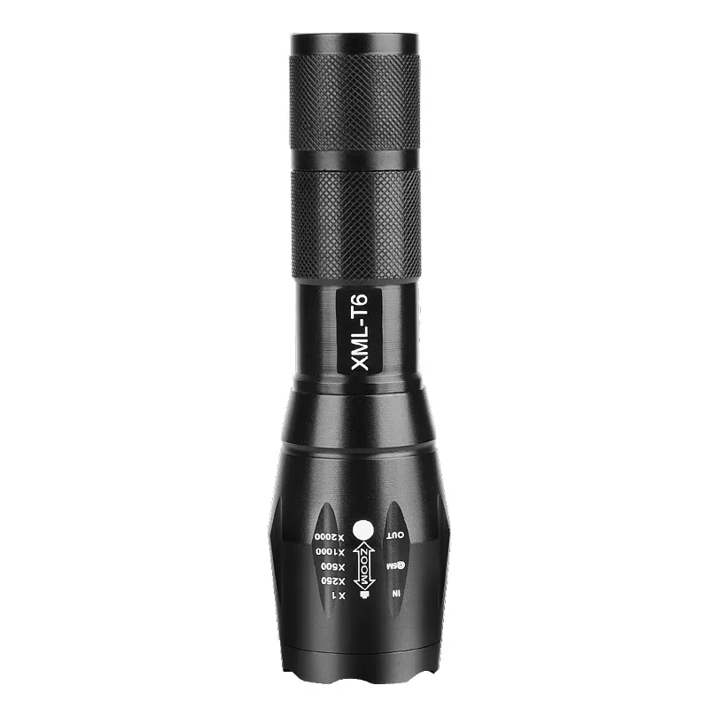 Cheapest Aluminum Alloy 18650 or 3*AAA Battery 10W Zoomable Tactical LED Flashlight
