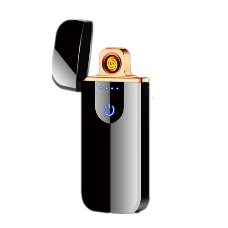 709 отпечатков пальцев USB зарядка зажигалка ветрозащитный творческая личность изготовленный на заказ ультра-тонкий веб-знаменитости мужской электронная сигарета