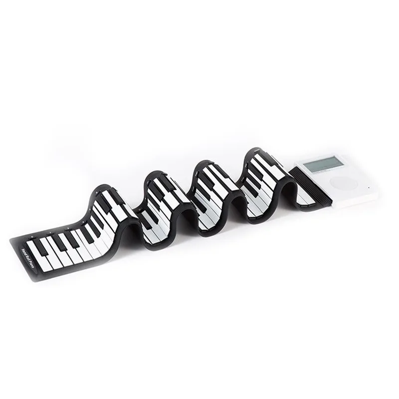  Hot Sale Mini Keyboards Portable Electronic Roll Up Piano With Built-in Speaker For