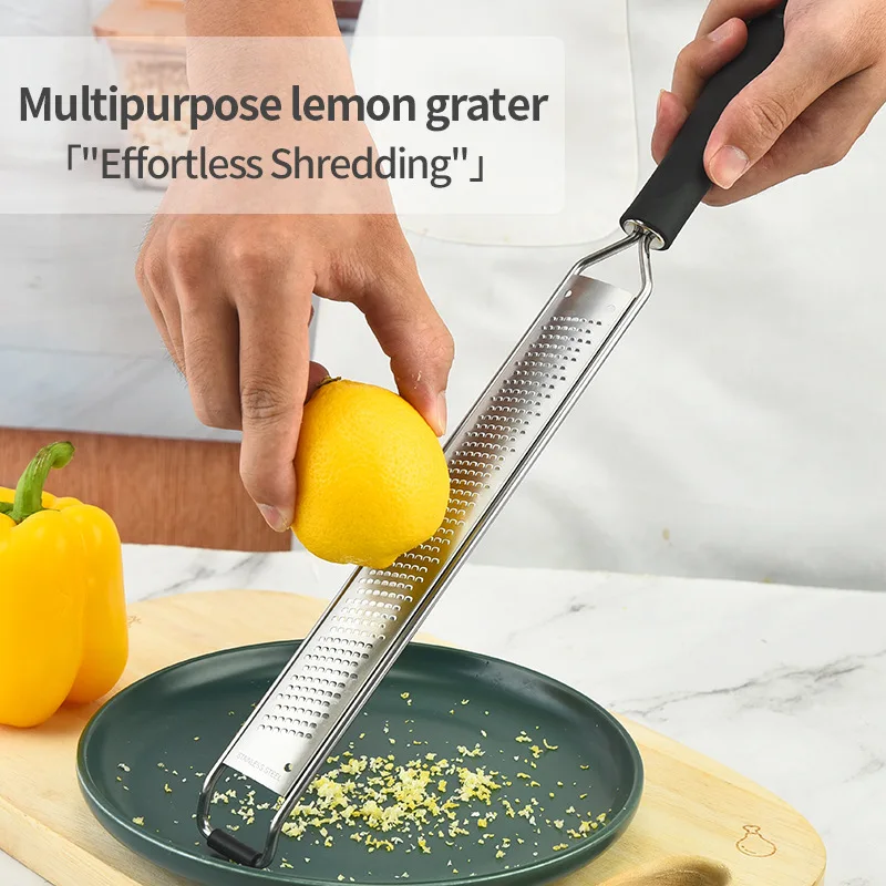 304 Stainless Steel Cheese Grater Lemon Zester Kitchen Gadget Vegetable Cheese Grater Shredder Halloween, Christmas