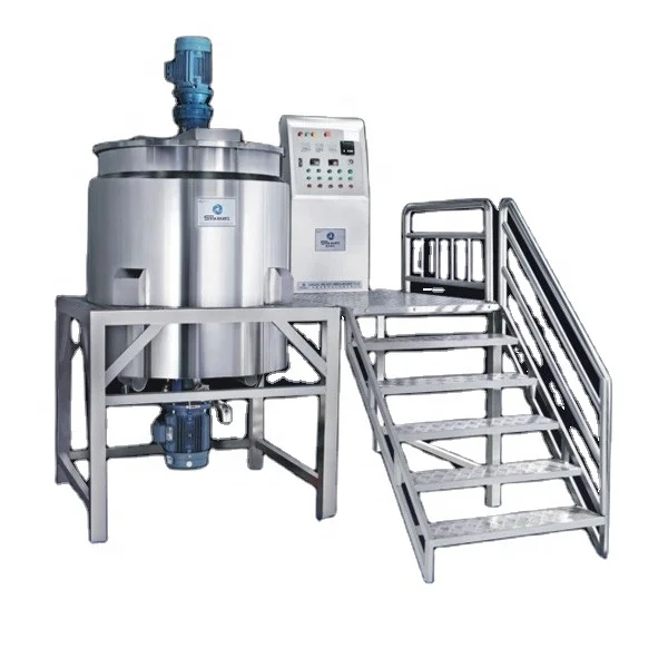 Китай, низкая цена, дезинфицирующее оборудование для рук, линия по производству косметического жидкого мыла, вакуумный эмульгирующий миксер