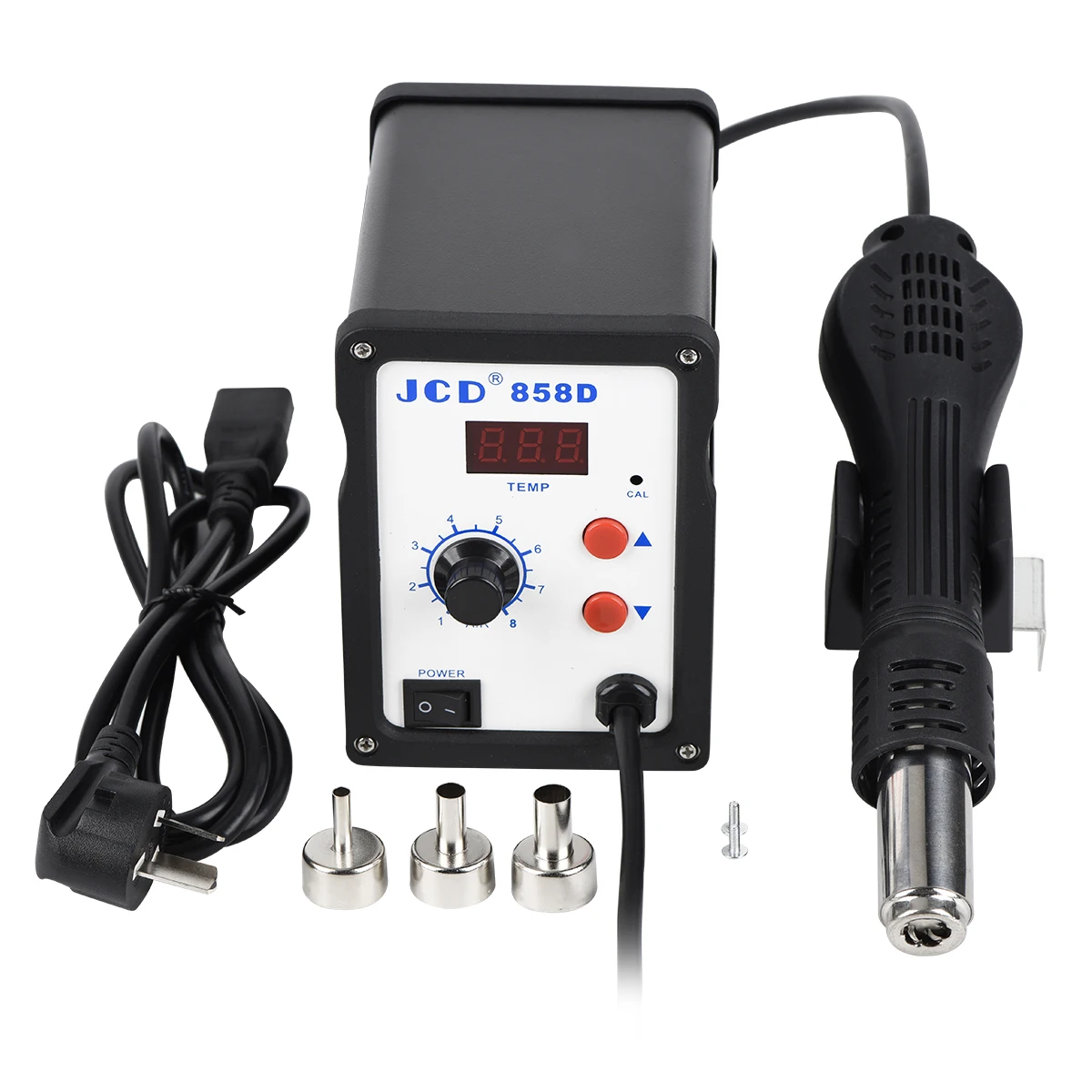 JCD 858D 110V 220V 700 Вт Термовоздушная паяльная станция горячий воздух