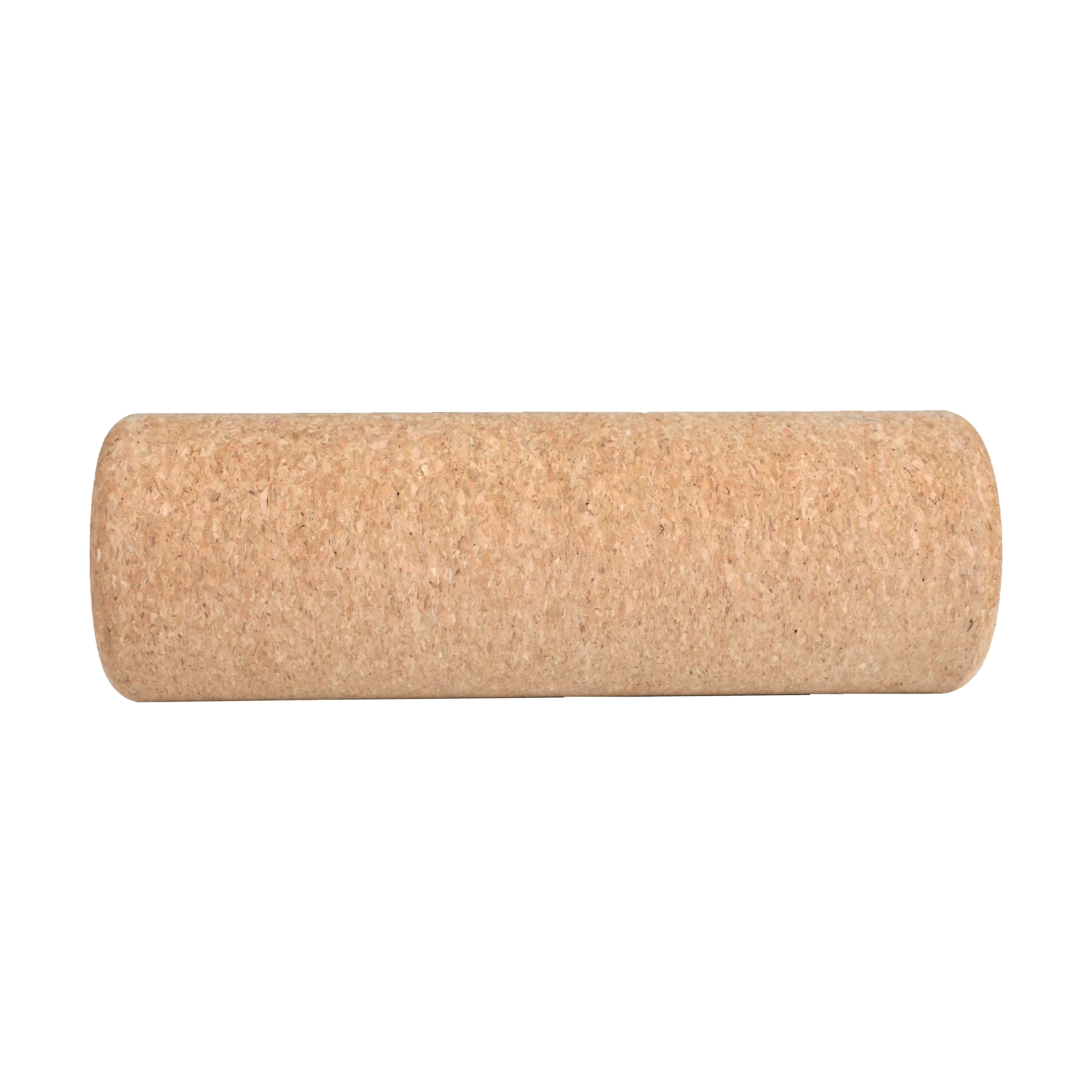 Hot Selling Fitness Accessories Relaxing Muscle  Premium Roller 100% Natural Cork Yoga Roll