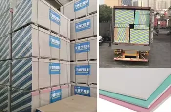Customized 9mm/12mm/15mm Standard Plasterboard Drywall With Factory Lead Lined Waterproof/Fire-resistant Gypsum Board
