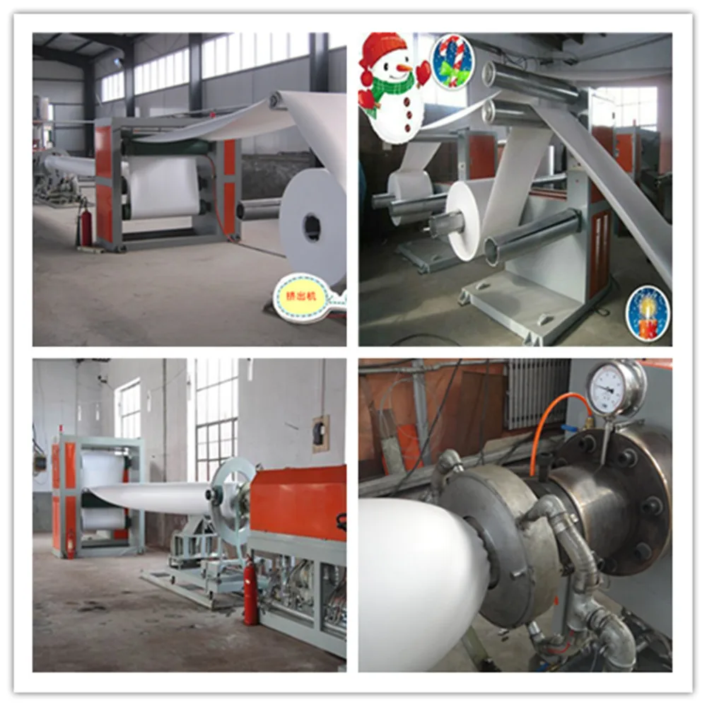 Polystyrene material foam sheet/foam plate/box/tray/container extruder machine
