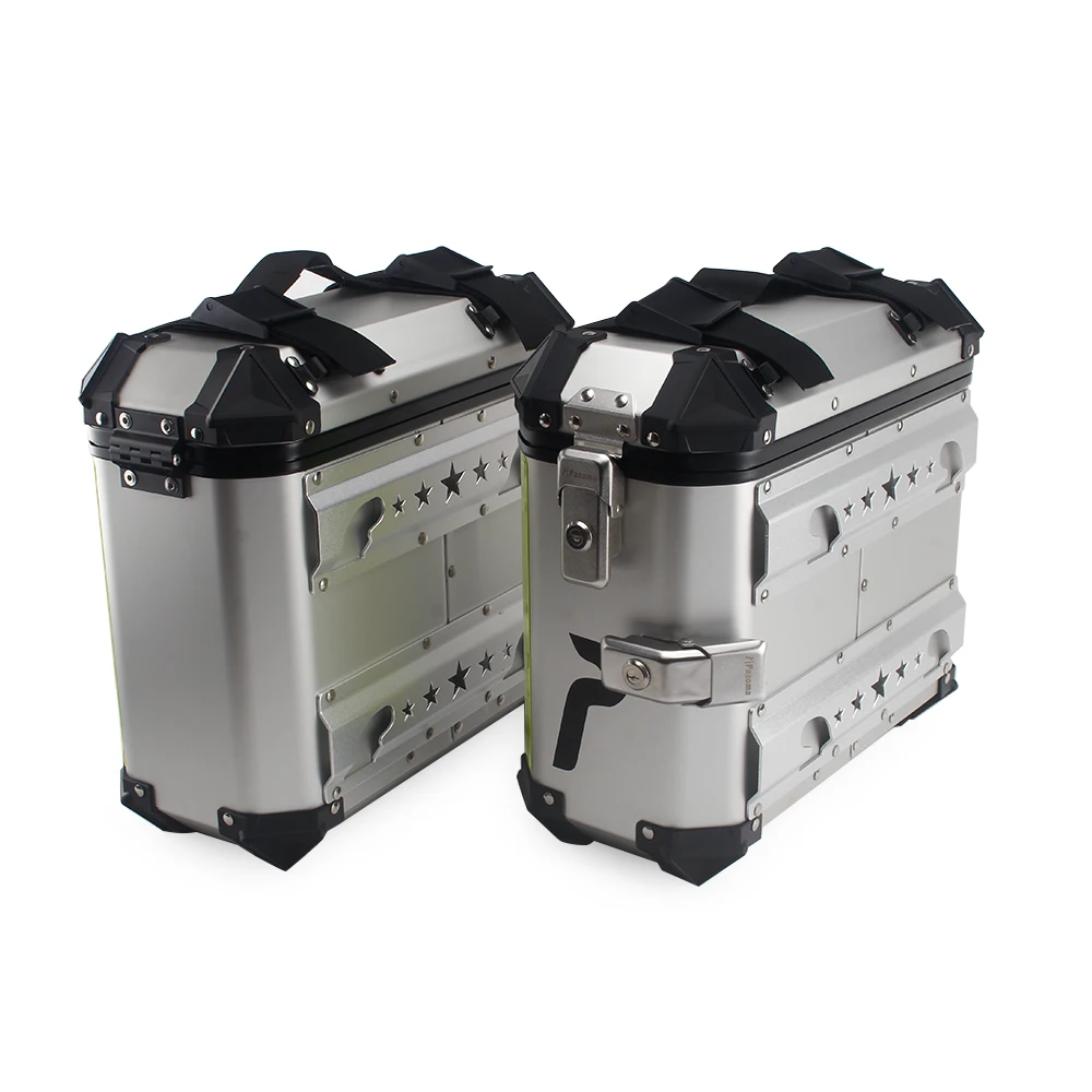 For BMW F800GS R1200GS F750GS 36L Quick Release Motorcycle Cruiser Hard Trunk Saddle Bags Luggage Mounted Side Box Pannier Case