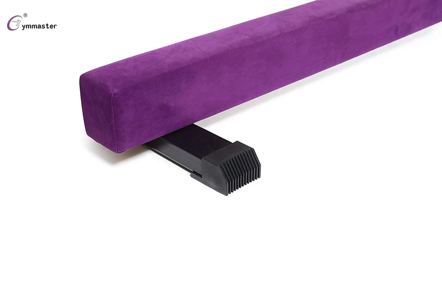 8FT wood core gymnastics adjustable balance beam with suede cover for kids training