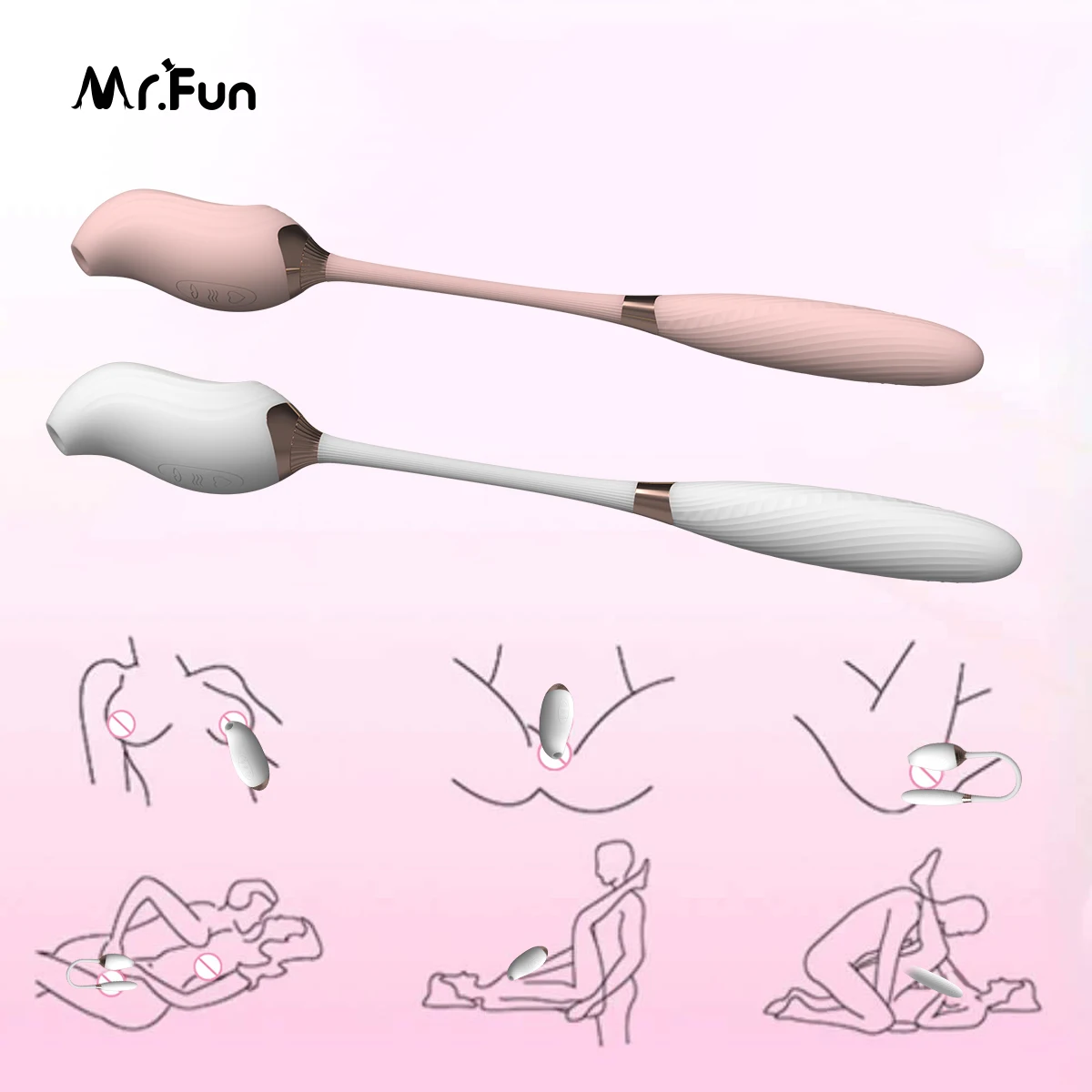 Exclusive Development 10 Speed Clitoral Sucking Dildo Vibrator, Waterproof G-spot  Pretty Love Suck A